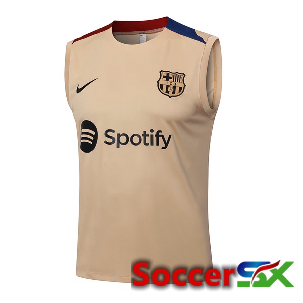 FC Barcelona Soccer Vest Yellow 2024/2025