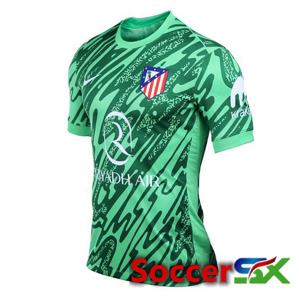 Atletico Madrid Goalkeeper Soccer Jersey Green 2024/2025