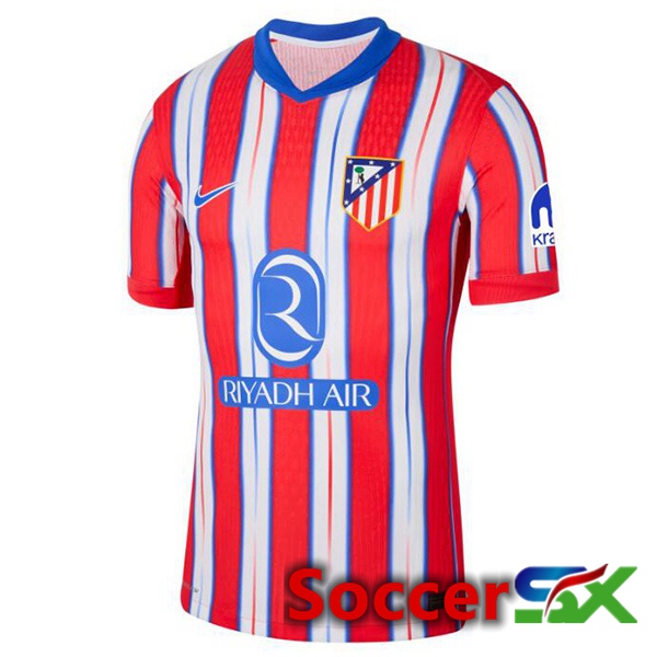 Atletico Madrid Home Soccer Jersey Red 2024/2025