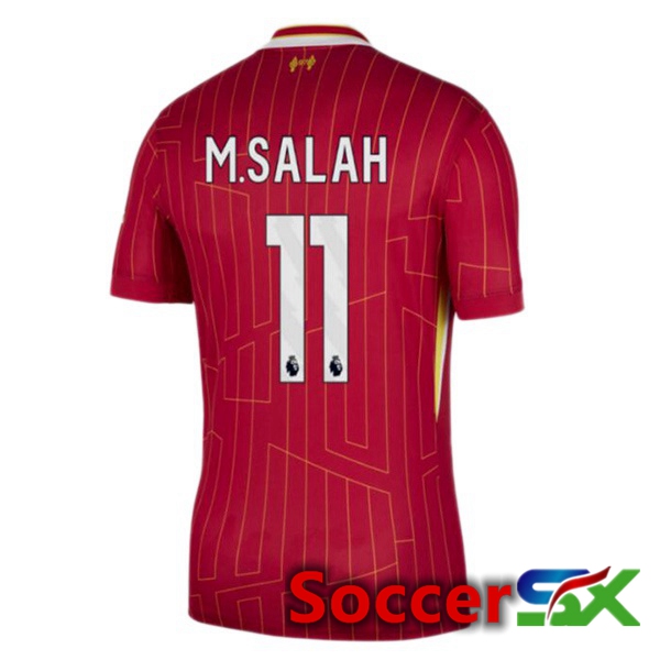 FC Liverpool (M.SALAH 11) Home Soccer Jersey Red 2024/2025