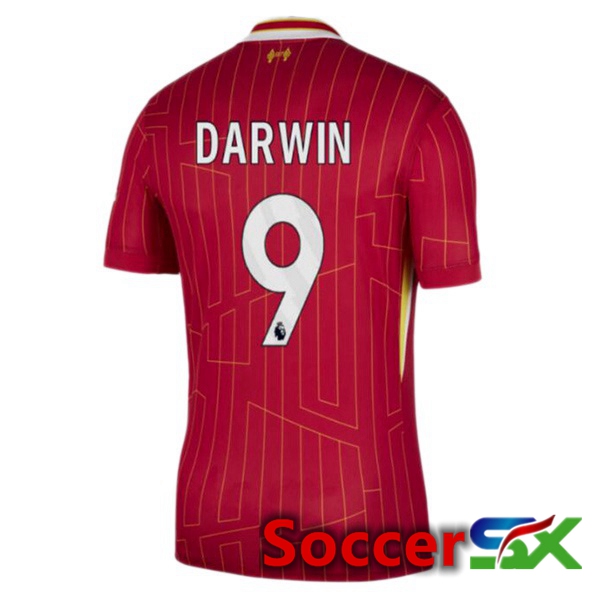 FC Liverpool (DARWIN 9) Home Soccer Jersey Red 2024/2025