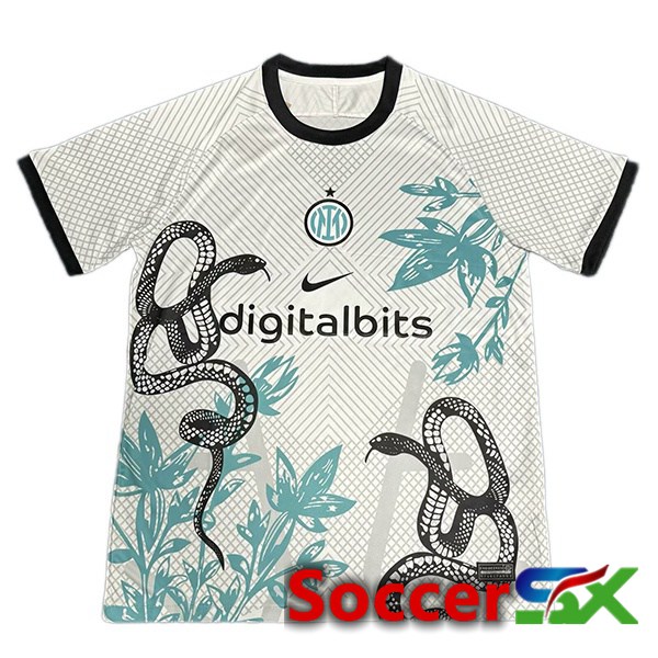 Inter Milan Soccer Jersey Special Edition White 2024/2025