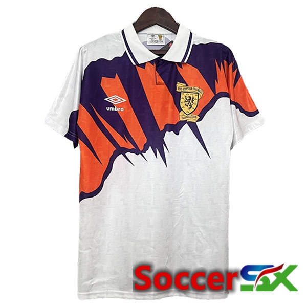 Scotland Retro Away Soccer Jersey 1991/1993