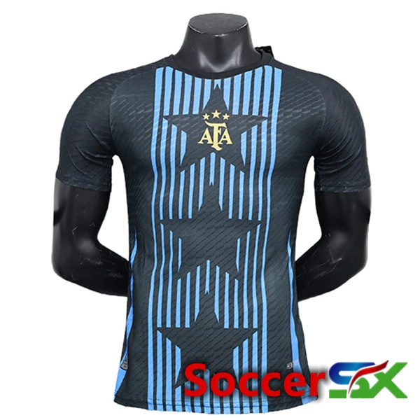 Argentina Soccer Jersey Special Edition Black/Blue 2024/2025