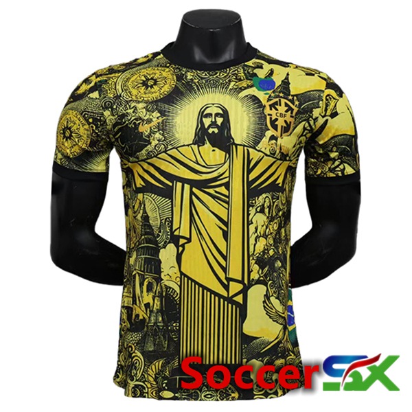 Brazil Soccer Jersey Special Edition Yellow 2024/2025