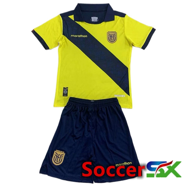 Ecuador Kids Home Soccer Jersey 2024/2025