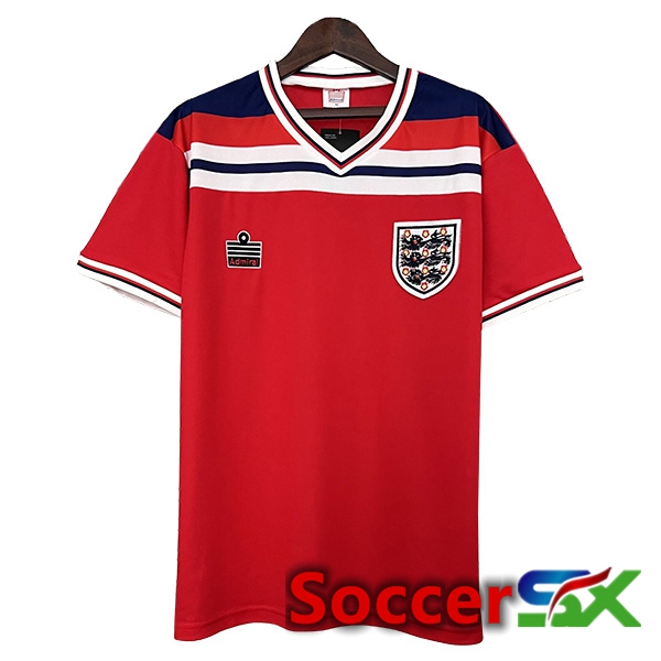 England Retro Away Soccer Jersey 1982