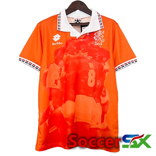 Netherlands Home Soccer Jersey 1996