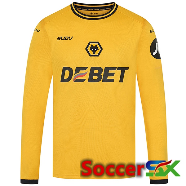 Wolves Home New Soccer Jersey Long sleeve 2024/2025