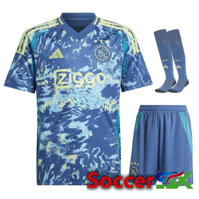 AFC Ajax Away kit Soccer Jersey (Shorts + Socks) 2024/2025