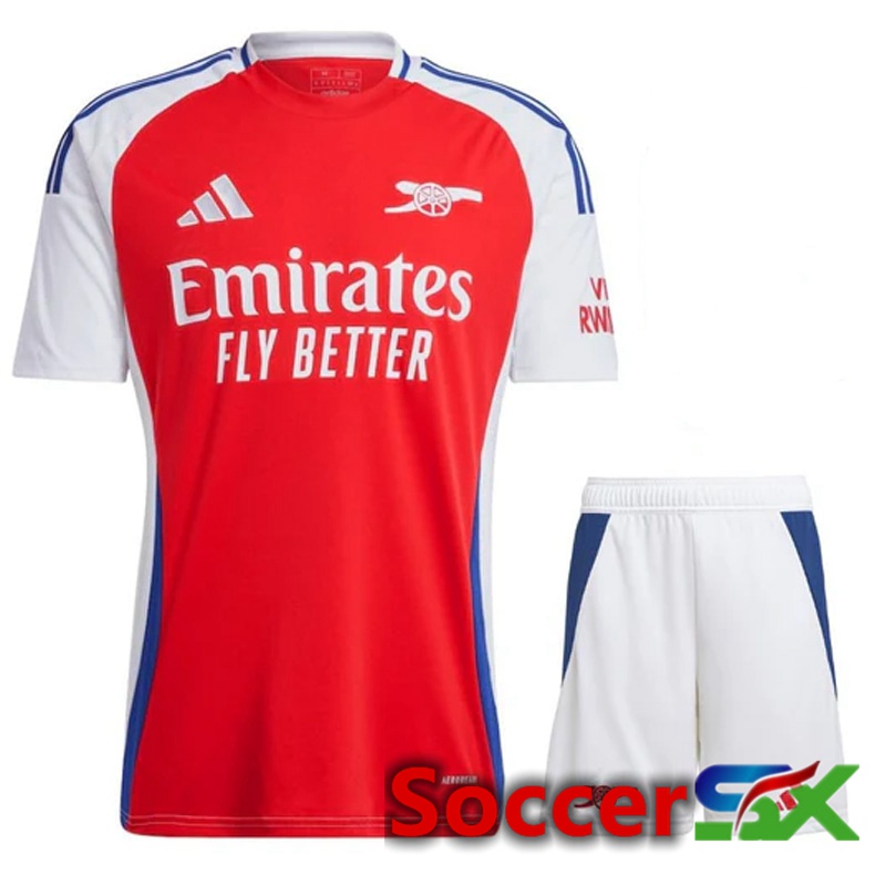 Arsenal Home kit Soccer Jersey + Shorts 2024/2025