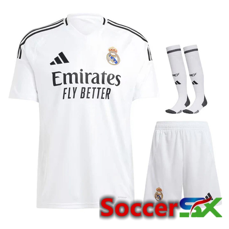 Real Madrid Away kit Soccer Jersey (Shorts + Socks) 2024/2025