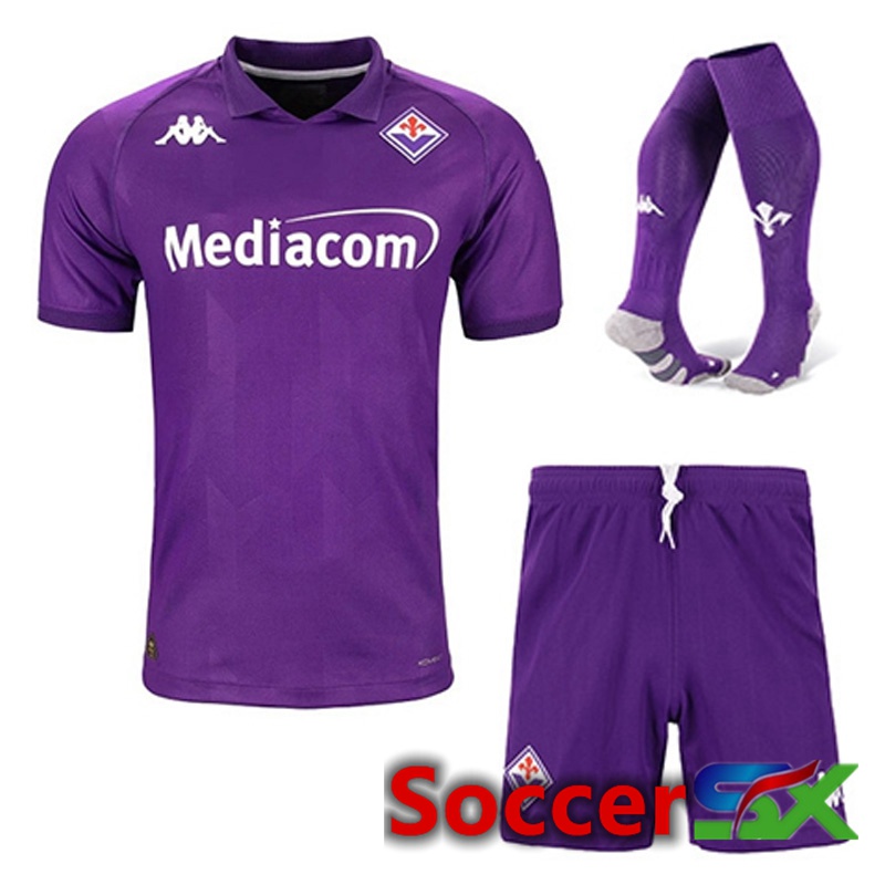 ACF Fiorentina Away kit Soccer Jersey (Shorts + Socks) 2024/2025