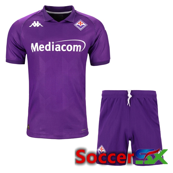 ACF Fiorentina Home kit Soccer Jersey + Shorts 2024/2025