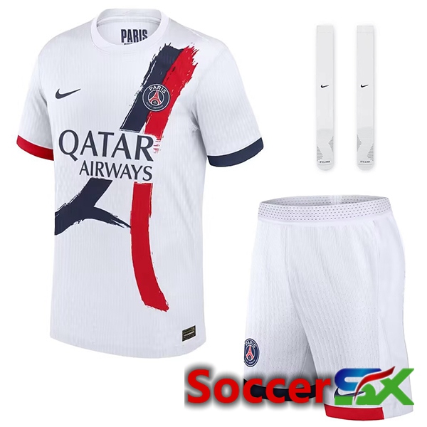 PSG Away kit Soccer Jersey (Shorts + Socks) 2024/2025