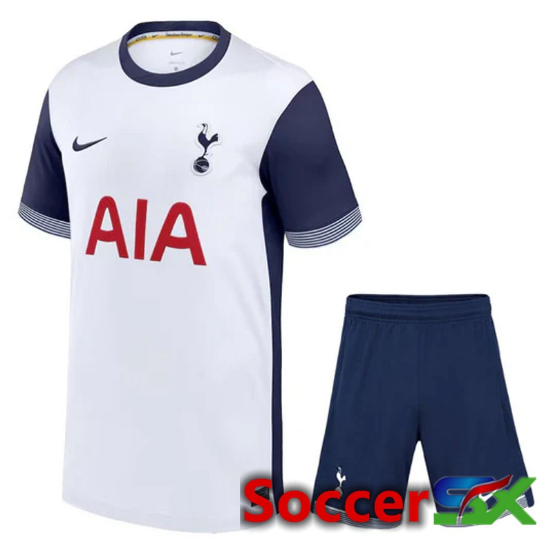 Tottenham Hotspurs Home kit Soccer Jersey + Shorts 2024/2025