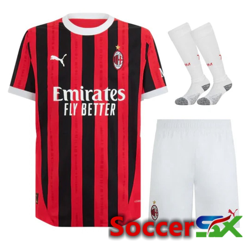 AC Milan Away kit Soccer Jersey (Shorts + Socks) 2024/2025