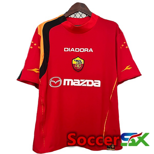 AS Roma Retro Home Soccer Jersey Red 2004-2005