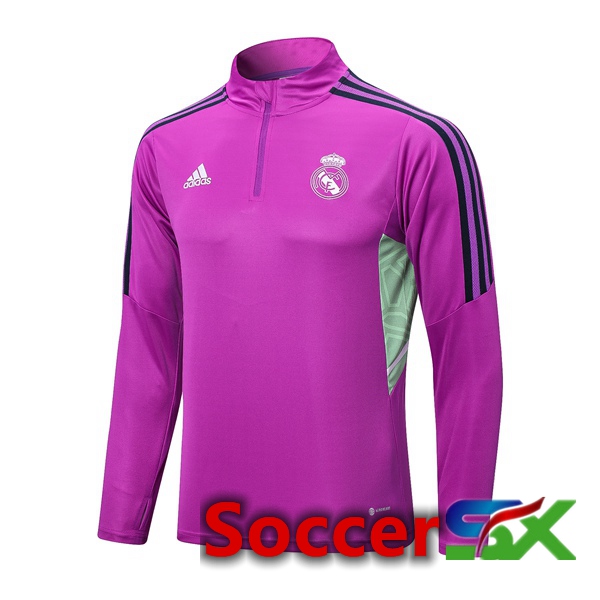 Real Madrid Training Sweatshirt Purple 2022/2023