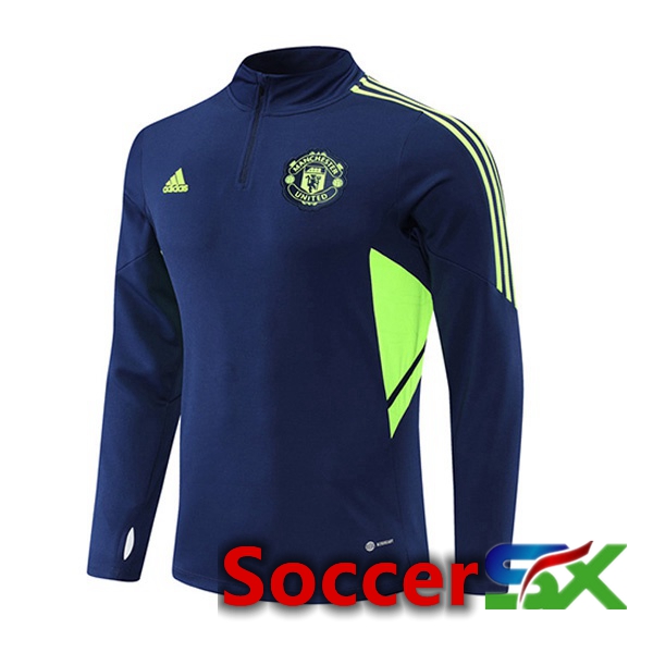 Manchester United Training Sweatshirt Royal Blue 2022/2023