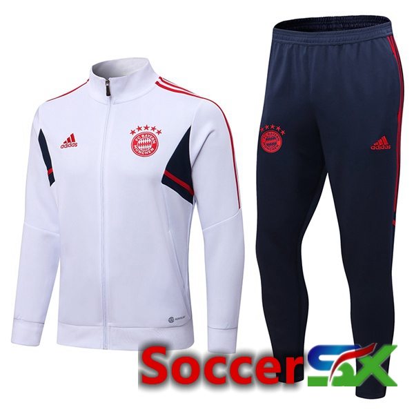 Bayern Munich Training Jacket Suit White 2022/2023