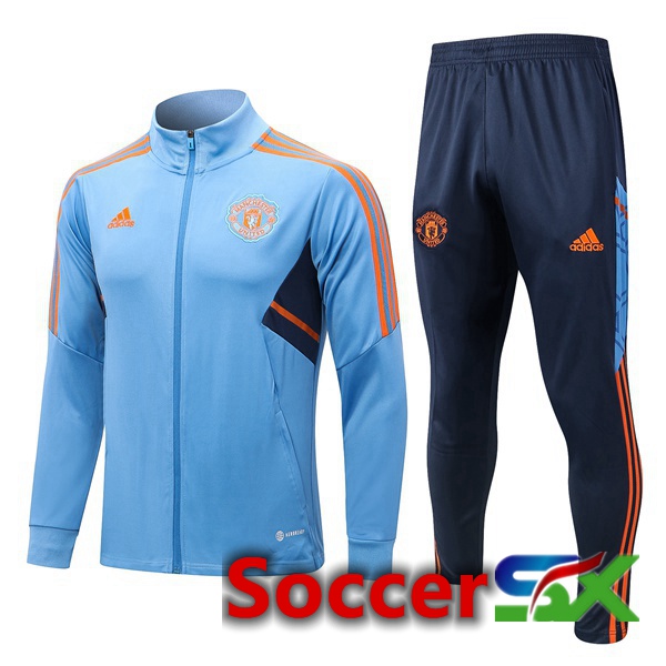 Manchester United Training Jacket Suit Blue 2022/2023