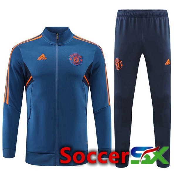 Manchester United Training Jacket Suit Blue 2022/2023