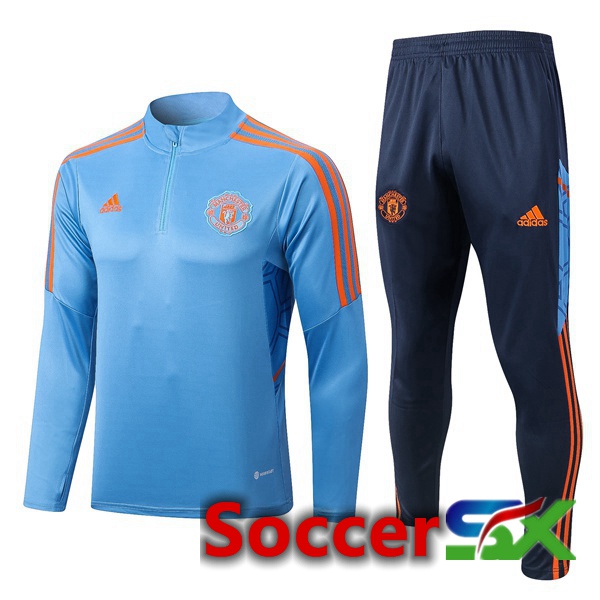 Manchester United Training Tracksuit Blue 2022/2023