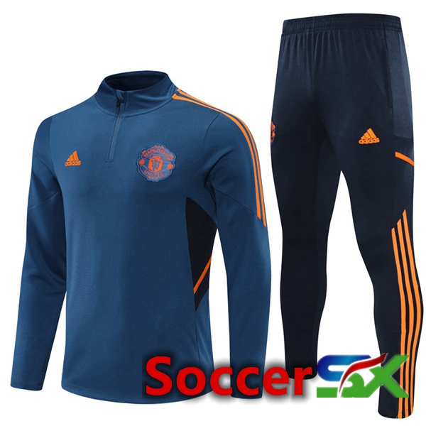 Manchester United Training Jacket Suit Blue 2022/2023