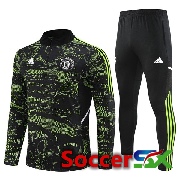 Manchester United Training Jacket Suit Green 2022/2023