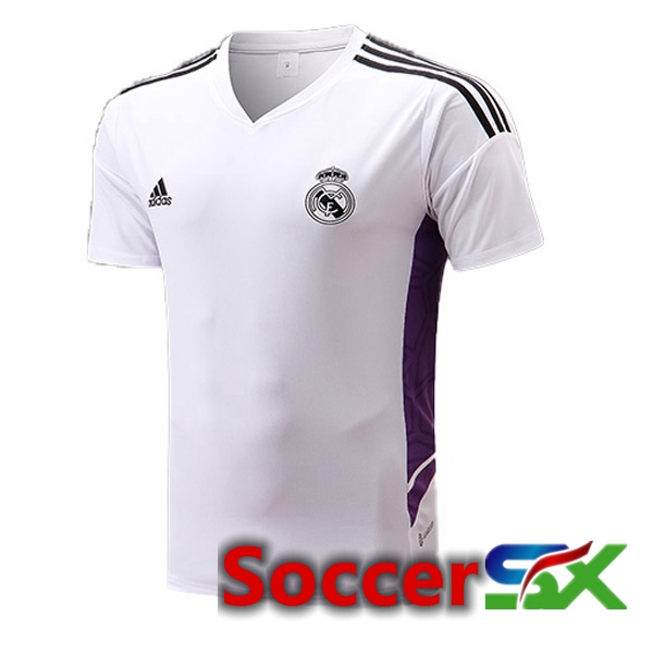 Real Madrid Training T Shirt White 2022/2023