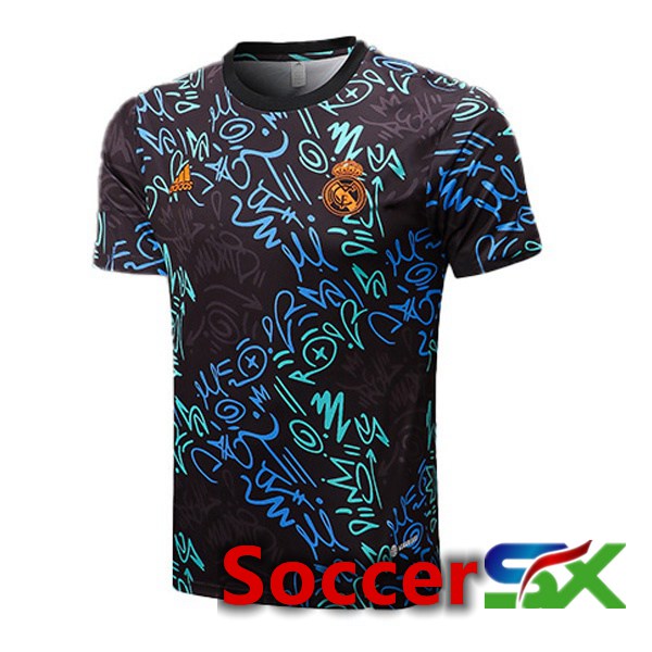 Real Madrid Training T Shirt Black 2022/2023