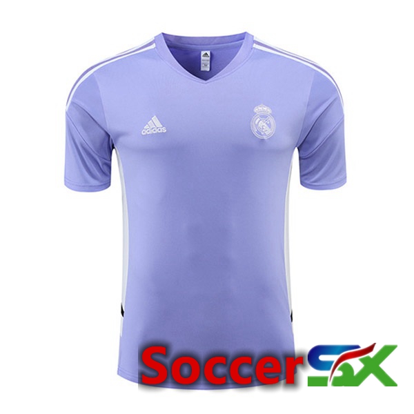 Real Madrid Training T Shirt Purple 2022/2023