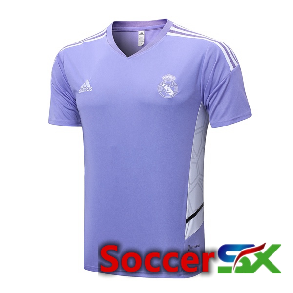 Real Madrid Training T Shirt Purple 2022/2023