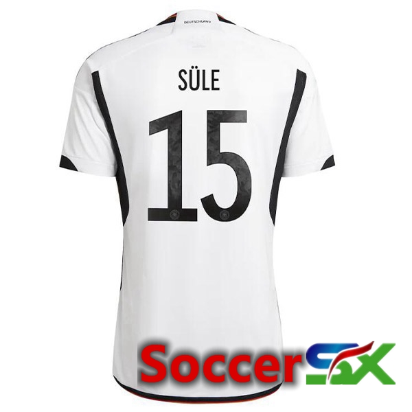 Germany (SULE 15) Home Jersey Black White World Cup 2022