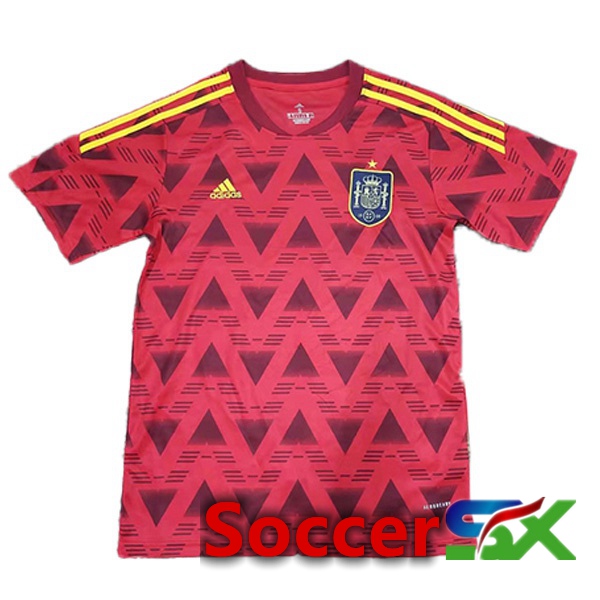 Spain Home Jersey Red Version Leak World Cup 2022