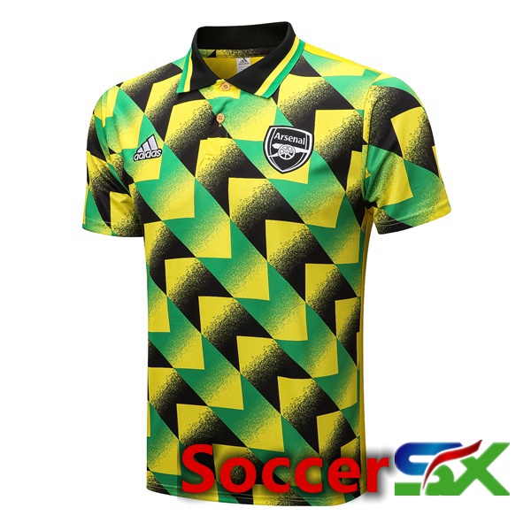 Arsenal Soccer Polo Green Black 2022/2023