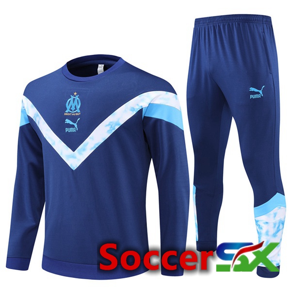 Marseille OM Training Tracksuit Blue 2022/2023