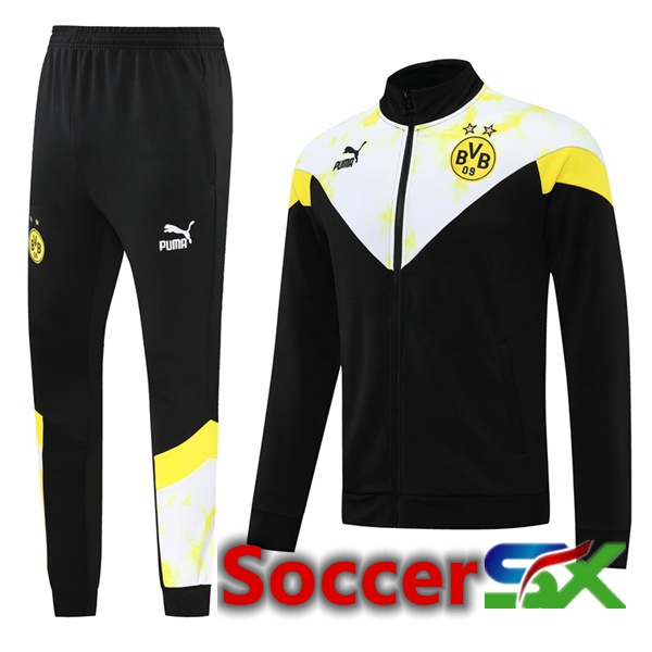 Dortmund BVB Training Tracksuit Windbreaker Black Yellow 2022/2023