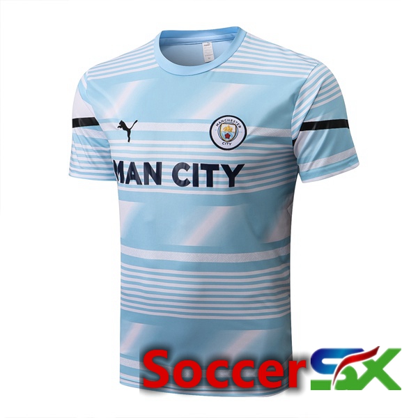 Manchester City Training T Shirt Blue 2022/2023