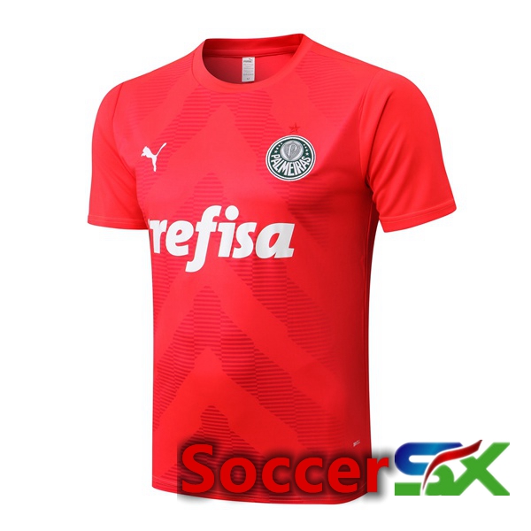 Palmeiras Training T Shirt Red 2022/2023