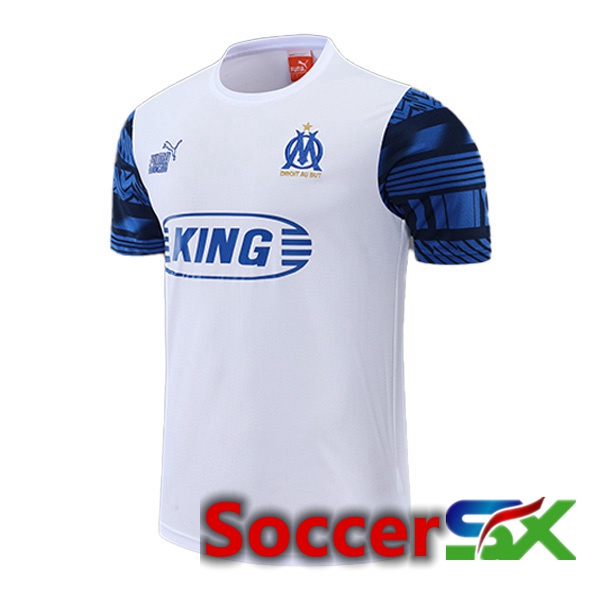 Marseille OM Training T Shirt White 2022/2023