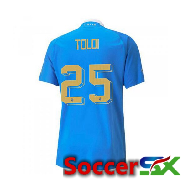 Italy锛圱oloi 25锛塇ome Jersey Blue 2023/2023