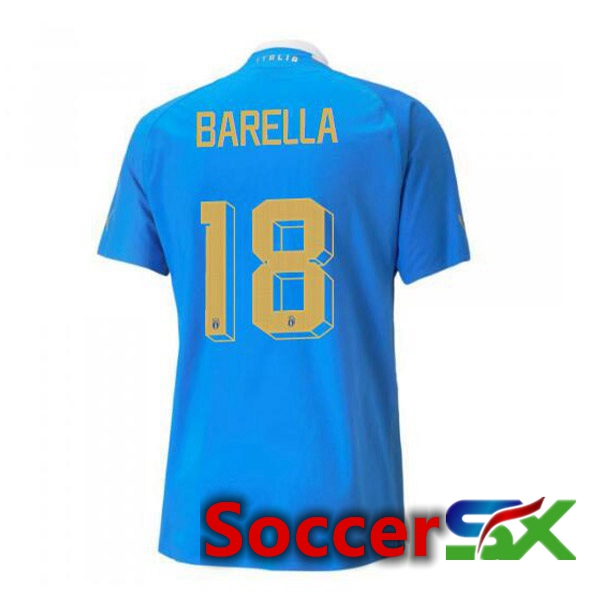 Italy锛圔arella 18锛塇ome Jersey Blue 2023/2023