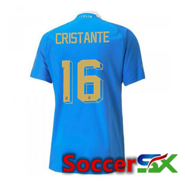 Italy锛圕ristante 16锛塇ome Jersey Blue 2023/2023