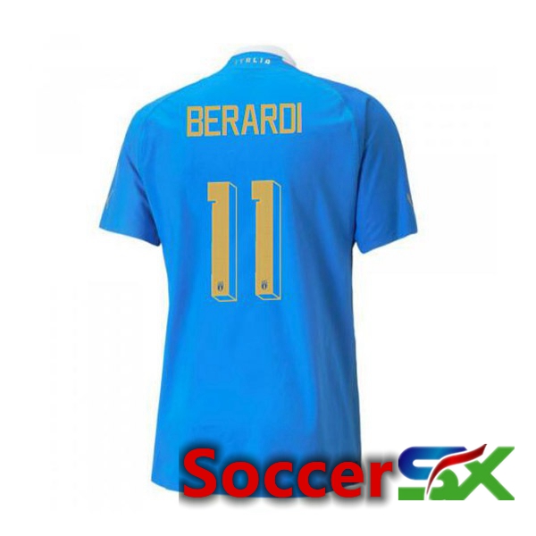 Italy锛圔erardi 11锛塇ome Jersey Blue 2023/2023