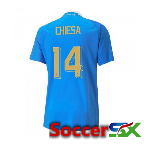 Italy锛圕hiesa 14锛塇ome Jersey Blue 2023/2023