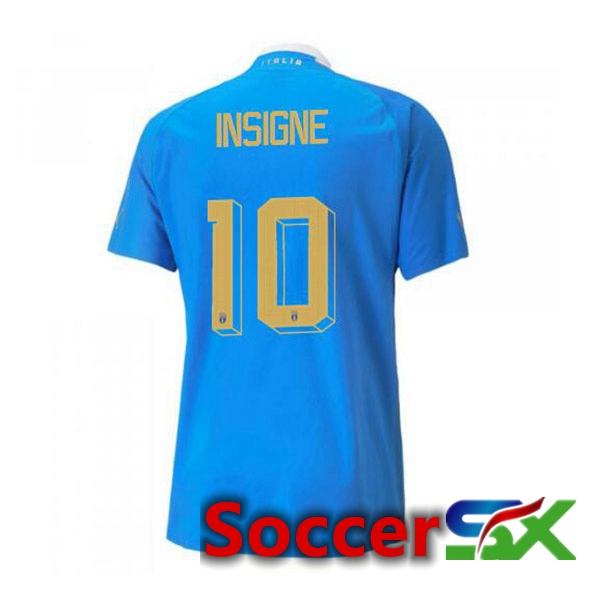 Italy锛圛nsigne 10锛塇ome Jersey Blue 2023/2023