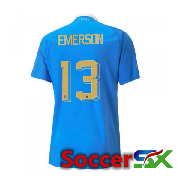 Italy锛圗merson 13锛塇ome Jersey Blue 2023/2023