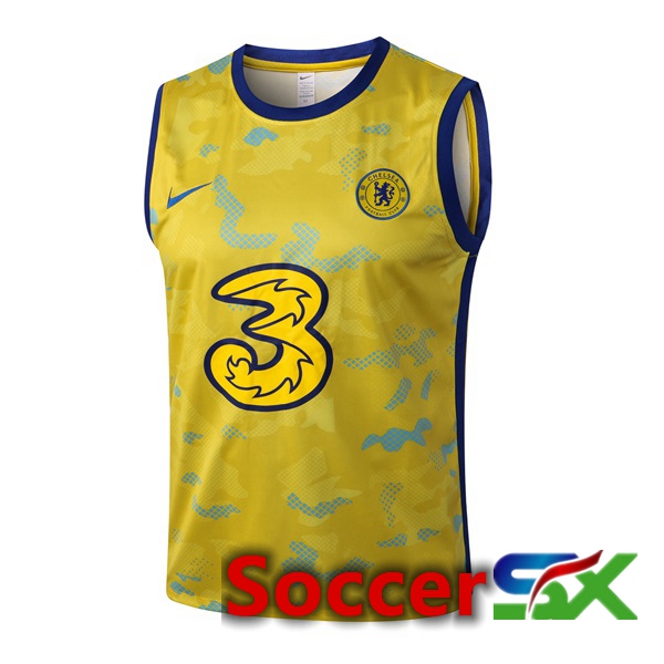 FC Chelsea Soccer Vest Yellow 2022/2023